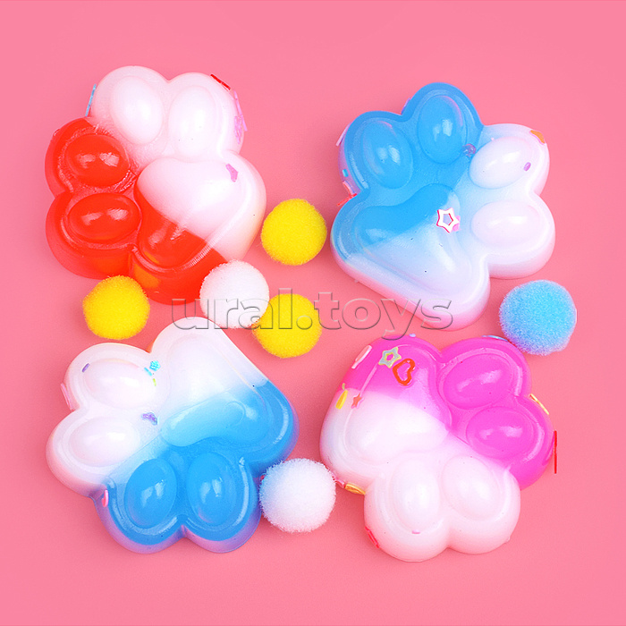 Игрушка -антистресс "Цветная лапка"