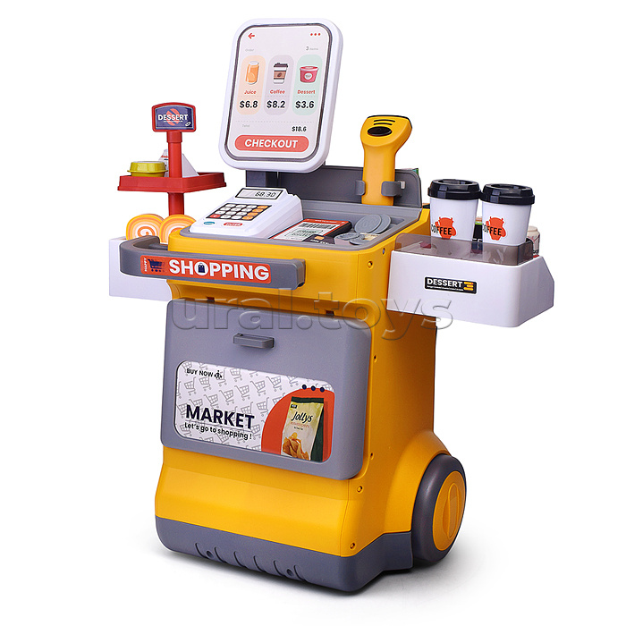 Игровой набор супермаркет "Мини-маркет" (48 предметов) в коробке