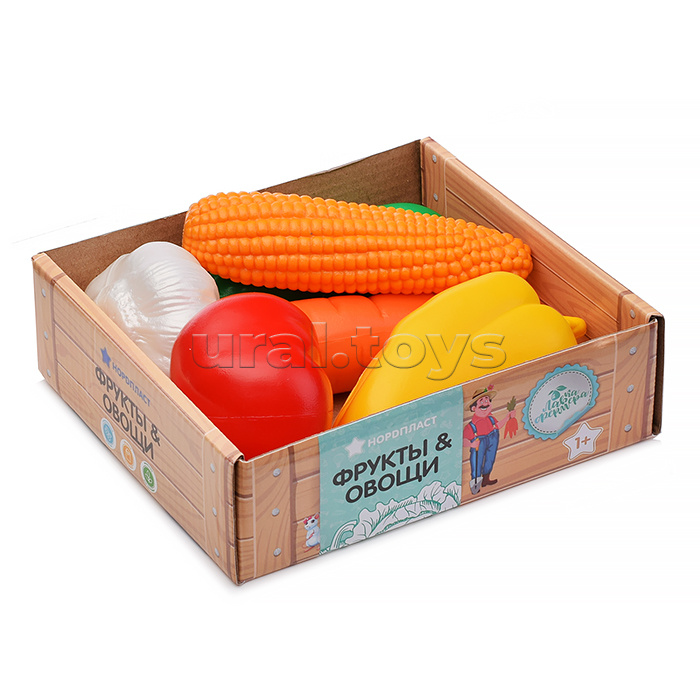 Набор "Овощи" 6 предметов в ящике