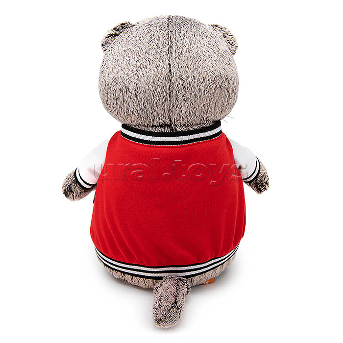 Кот Басик в клубной куртке 22см