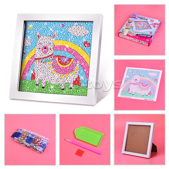 Мозаика алмазная "Альпака" в коробке