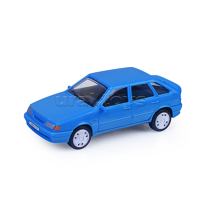 Машина пластик LADA-2114 "Samara" 11 cм, синий, в коробке