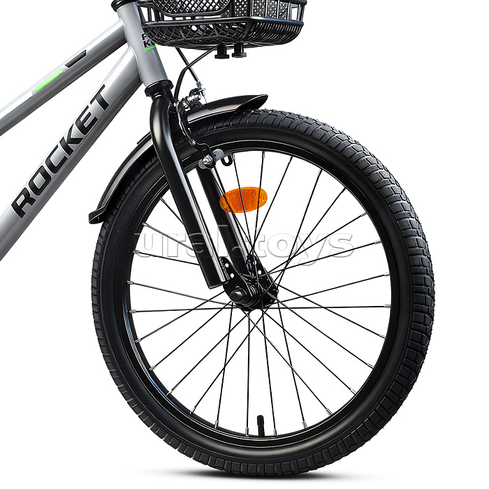 Велосипед 20" Rocket First, цвет серый