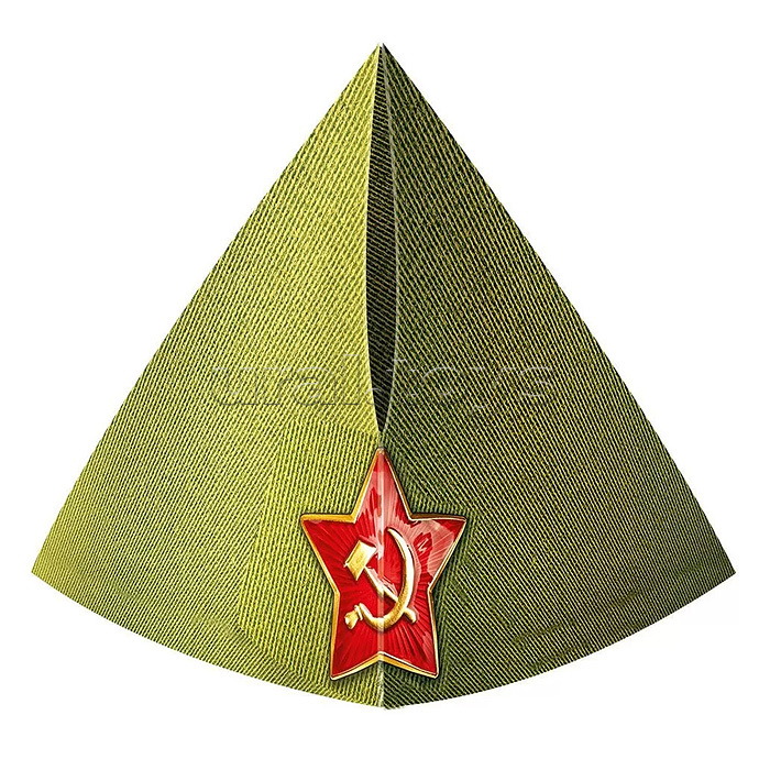 Головной убор Пилотка на резинке .материал- картон