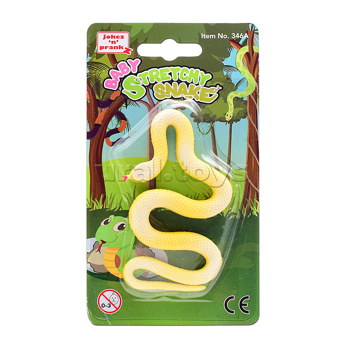 Змея "Stretch Snake" на листе