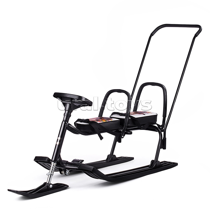Игрушка Снегокат детский 505 "TWINS BABY PUSH" для двоих (Ёжики)