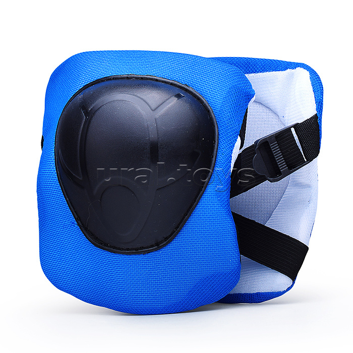 Ролики детские, размер M, синие (со шлемом и защитным снаряжением)