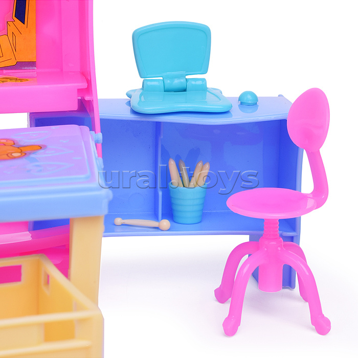 Набор мебели для кукол "Детская комната" в коробке