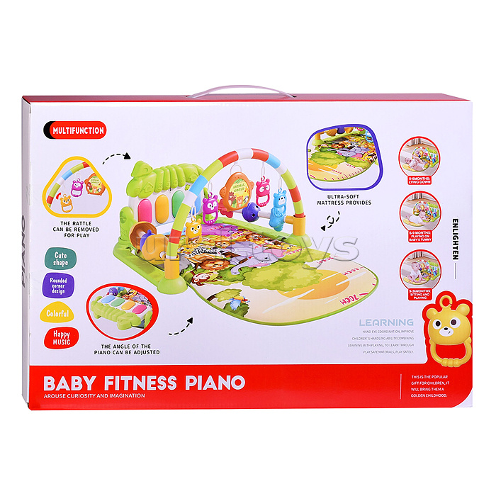 Коврик развивающий "Музыкальный мир" в коробке