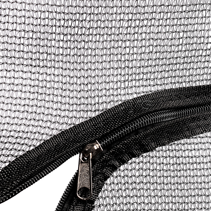 Батут ROCKET, d=140, внешняя сетка высотой 88 см., общая высота 122 см. черный с желтым