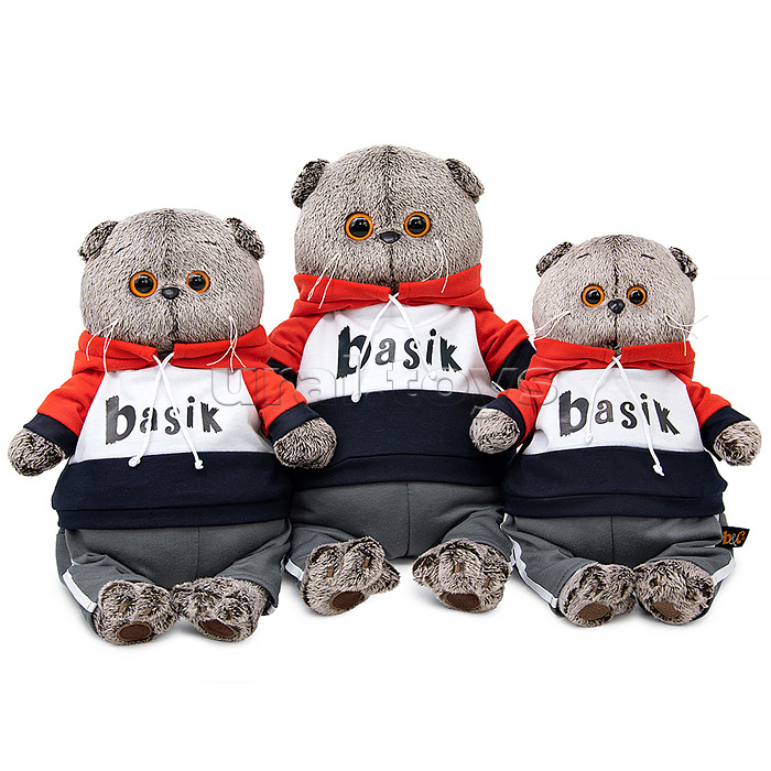 Кот Басик в костюме в стиле спорт-шик