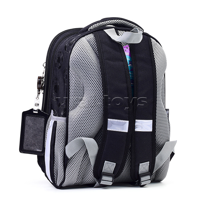 Рюкзак Ergonomic Light 2 "Герой футбола" 20 л черн. 38х29х19 см жестк.каркас 2 отд. молни Рюкзак Ergonomic Light 2 "Герой футбола" 20 л черн. 38х29х19 см жестк.каркас 2 отд. молни