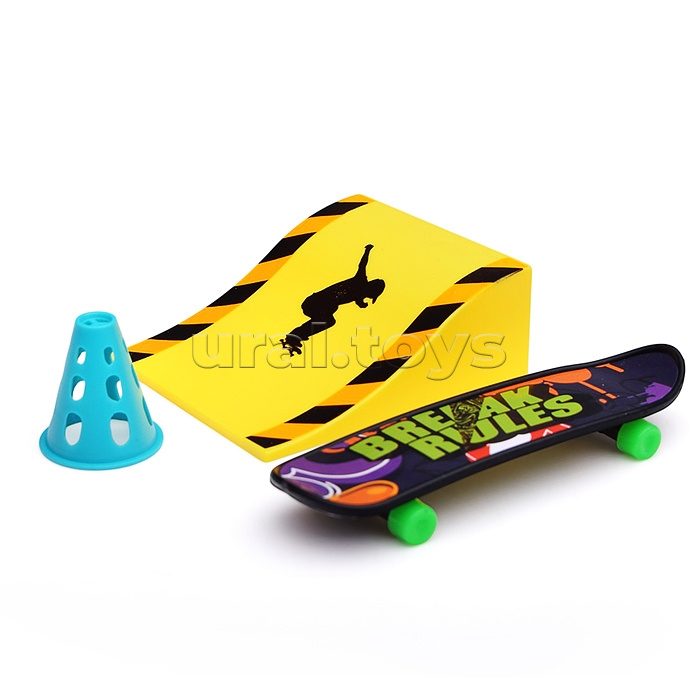 Фингерборд "Зона гравитации" (с трамплином) в пакете