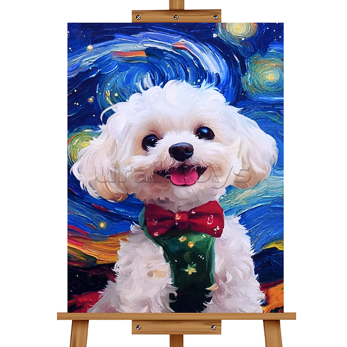 Набор для рисования "Картина по номерам 30х20 см. Щенок"