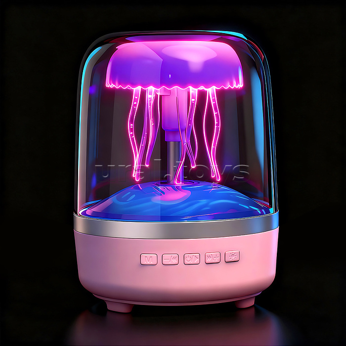 Светильник-колонка "Медуза" (с Bluetooth) в коробке Светильник-колонка "Медуза" (с Bluetooth) в коробке