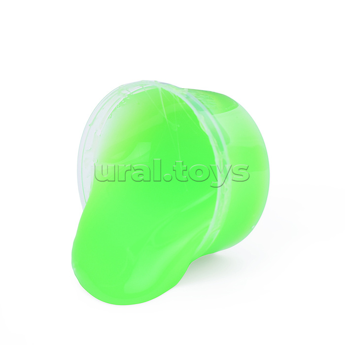 Слайм "Стекло" зеленый Неон 50 гр