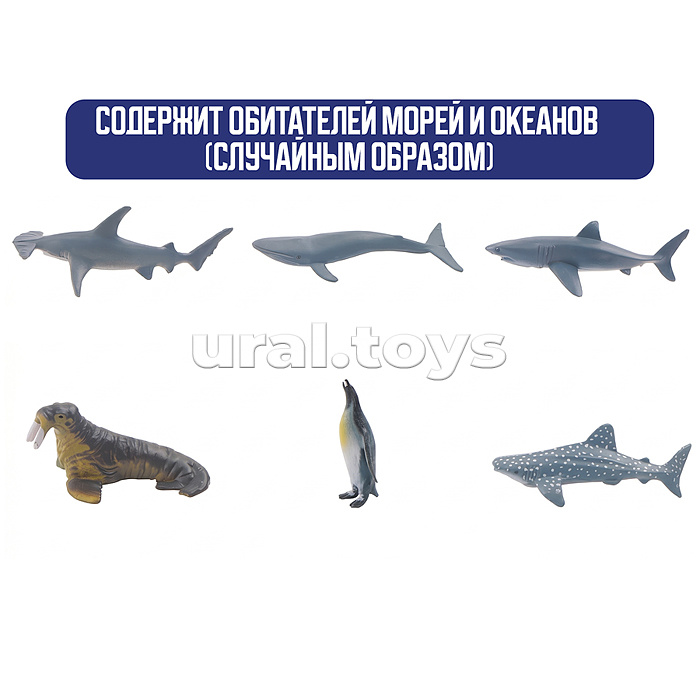 Раскопки "Морской мир" в коробке