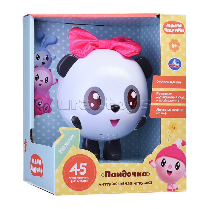Развивающая игрушка. Сказочник-Пандочка "Малышарики"