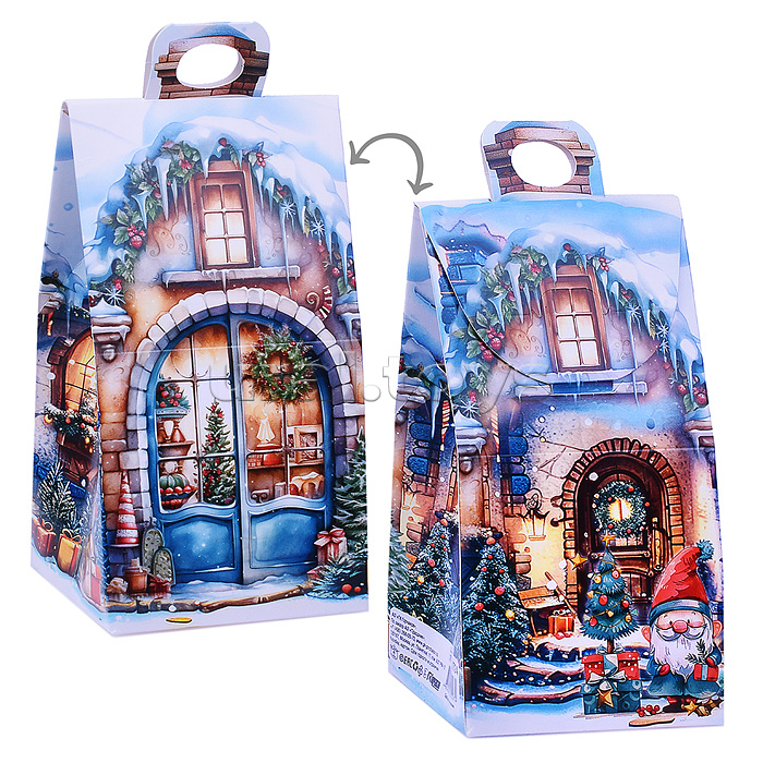 Коробка "Новогодний домик"