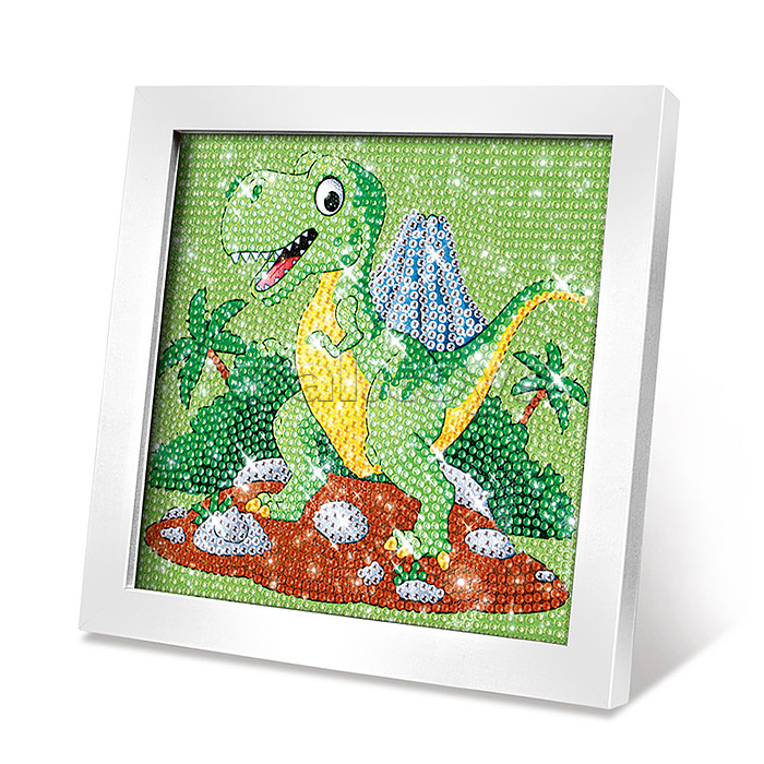 Мозаика алмазная "Динозаврик" в коробке