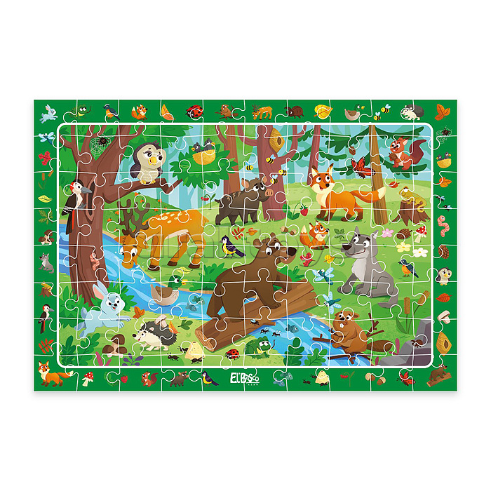 Пазл 80 на внимательность "В лесу" Пазл 80 на внимательность "В лесу"