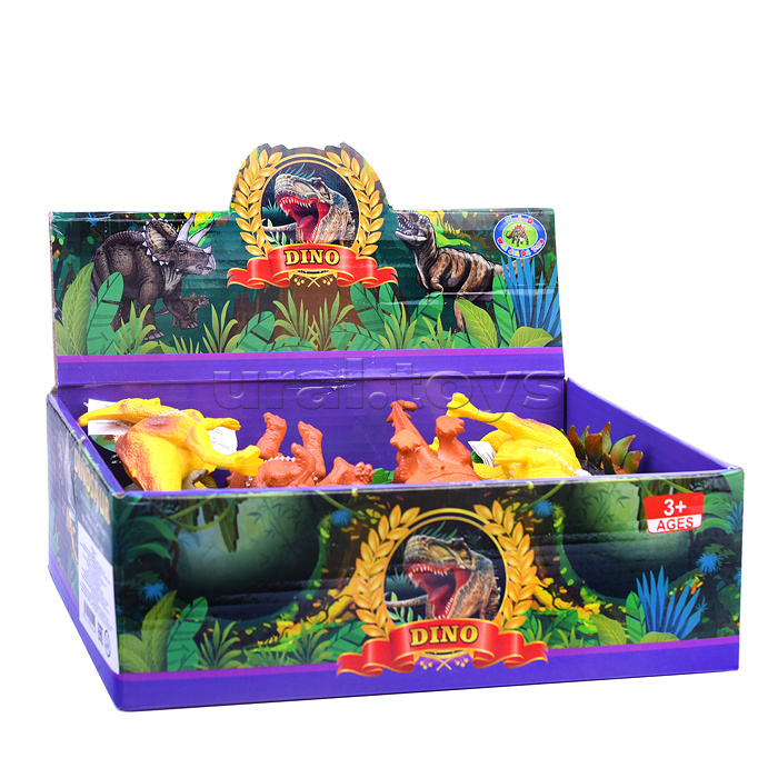 Набор животные "Динозавры" в коробке