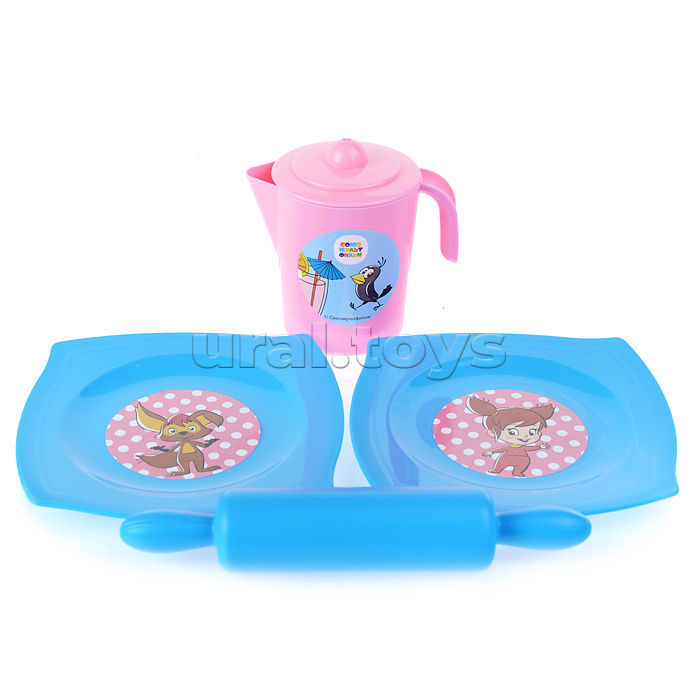 Набор детской посуды "Простоквашино" (26 элементов) (в коробке)