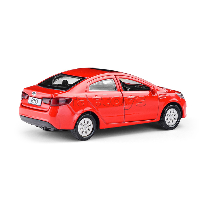 Машина металл Kia Rio, 12см,(открыв. двери, красный) инерц, в коробке Машина металл Kia Rio, 12см,(открыв. двери, красный) инерц, в коробке