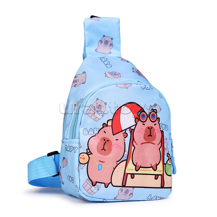 Сумка детская "Семья Капибар" 13*7*18 см.