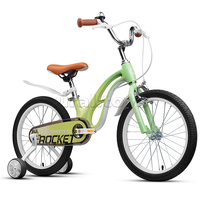 Велосипед 18" Rocket Sweety, цвет салатовый