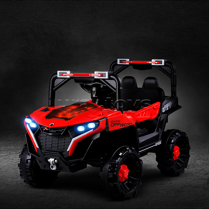 Электромобиль детский "Внедорожник" (цвет красный)