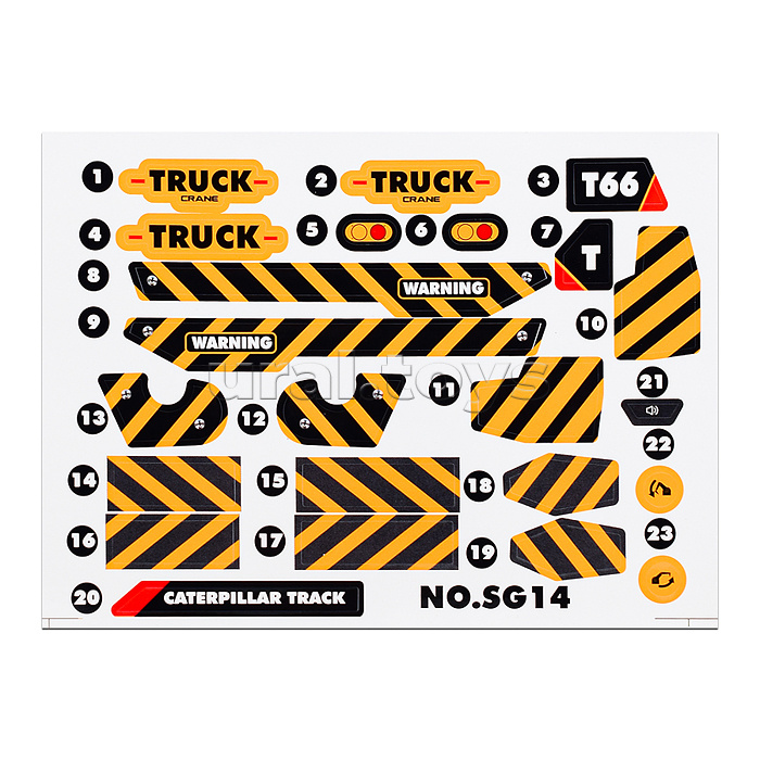 Конструктор "Кран" р/у, в коробке