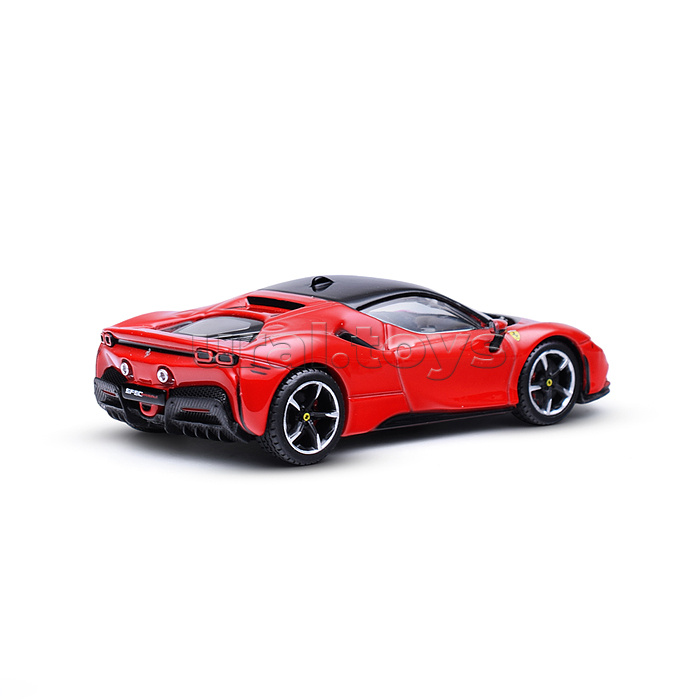 Гоночная машинка die-cast Ferrari - SF90 Stradale, 1:43,  красная