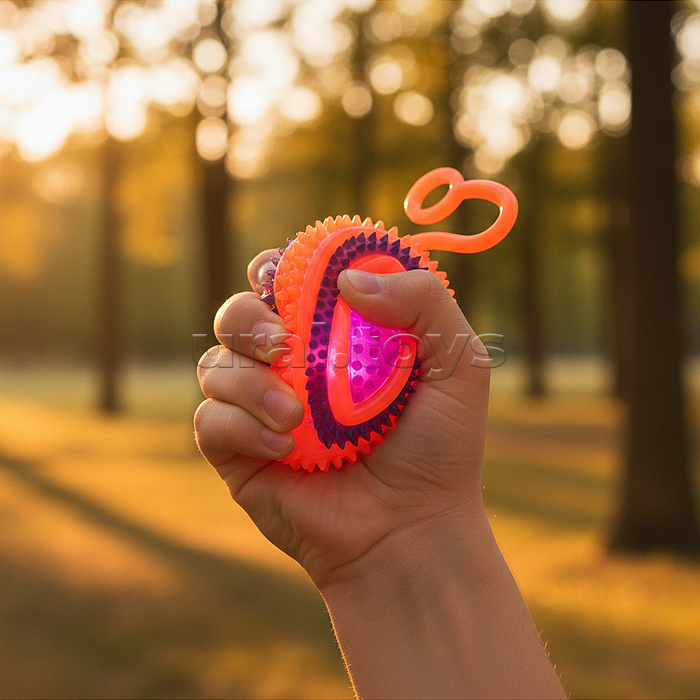 Игрушка-пищалка "Веселые кругляши 2" (6,5 см) в коробке