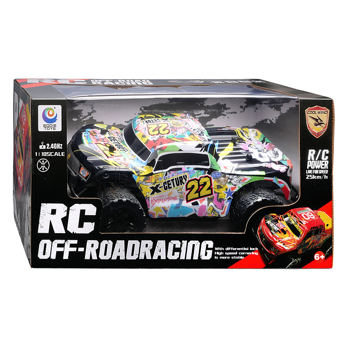Машина "Внедорожные гонки" на р/у, 27 MHz, в коробке