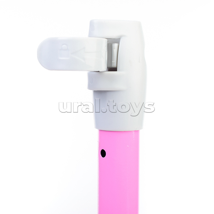 Самокат 3-х кол., розовый, PU, ABEC 7, в коробке