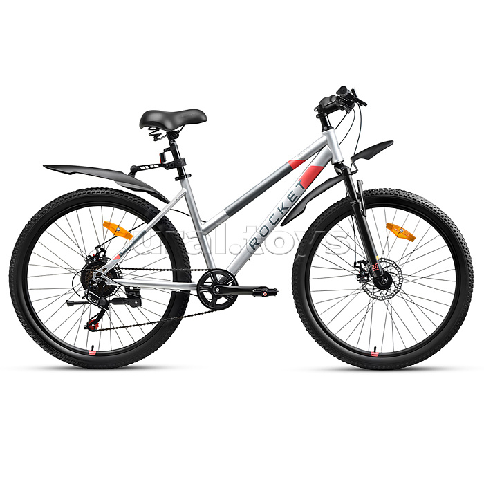 
Велосипед 26" Rocket Vela 2.0, цвет серый, размер 17"