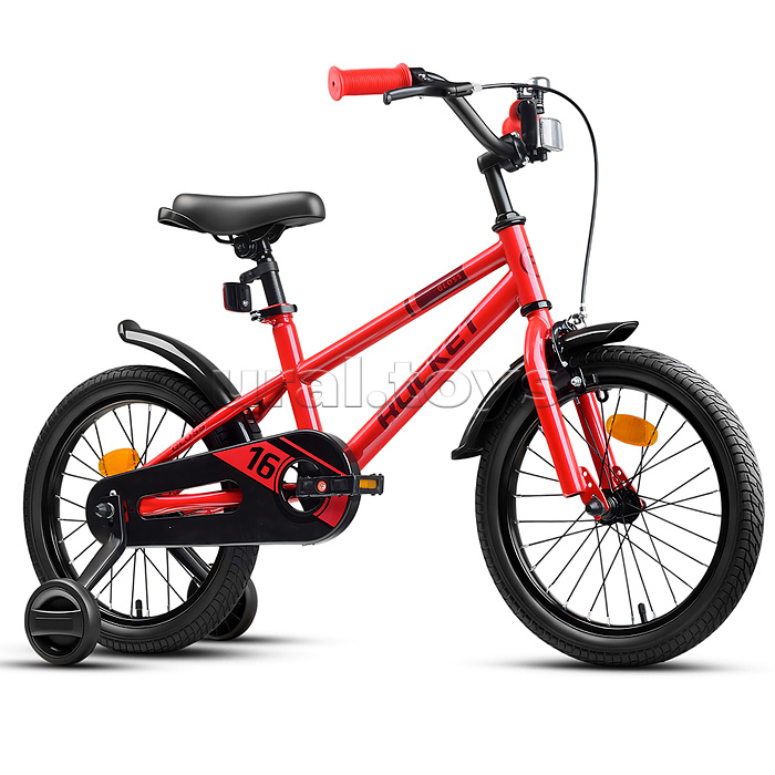 Велосипед 16" Rocket Gloss, цвет красный
