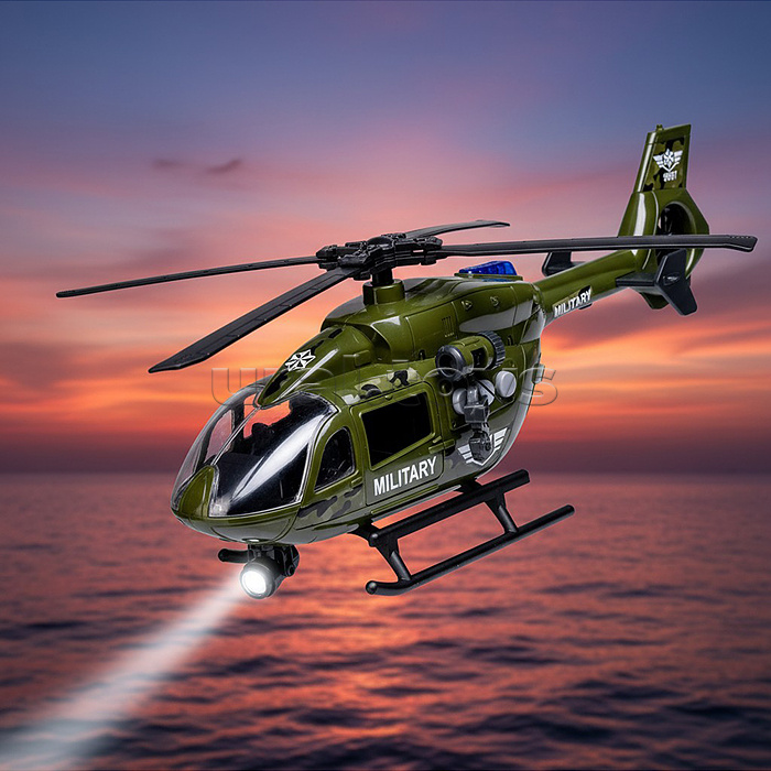 Вертолет "Военный" 1:14, в коробке