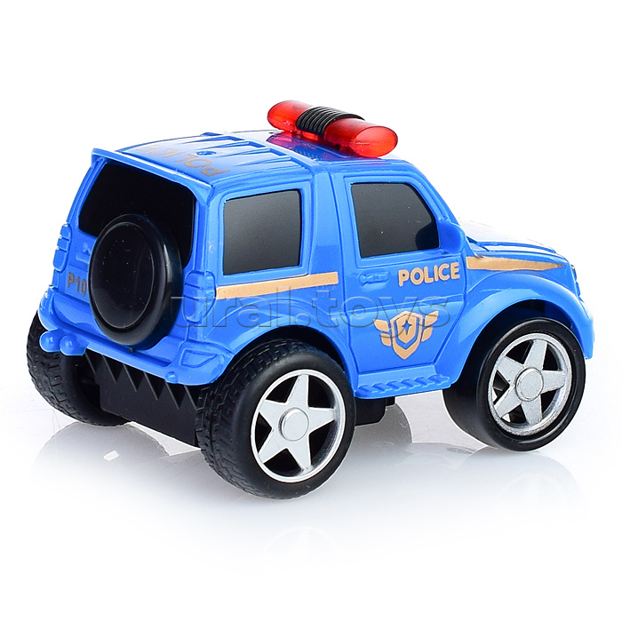 Автомобиль-полиция "Крутой Вираж" инерционный (в пакете)