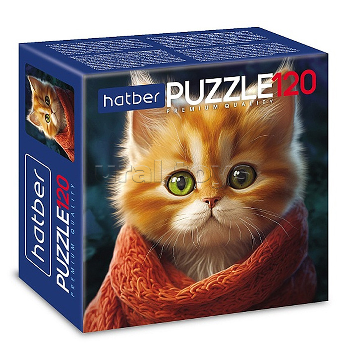 Пазлы 120 "Premium" "Рыжий котик" Пазлы 120 "Premium" "Рыжий котик"