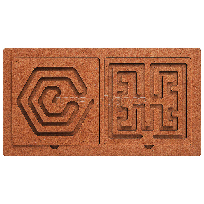 Игра развивающая "Межполушарные доски" со съёмными трафаретами (Нейропсихологический тренажер)