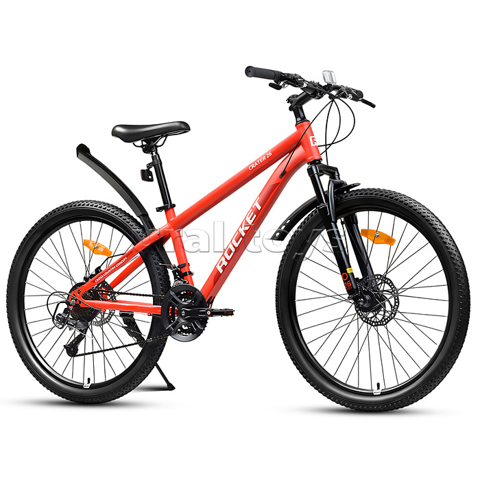 Велосипед 26" Rocket Crater 26, цвет красный, размер 14"