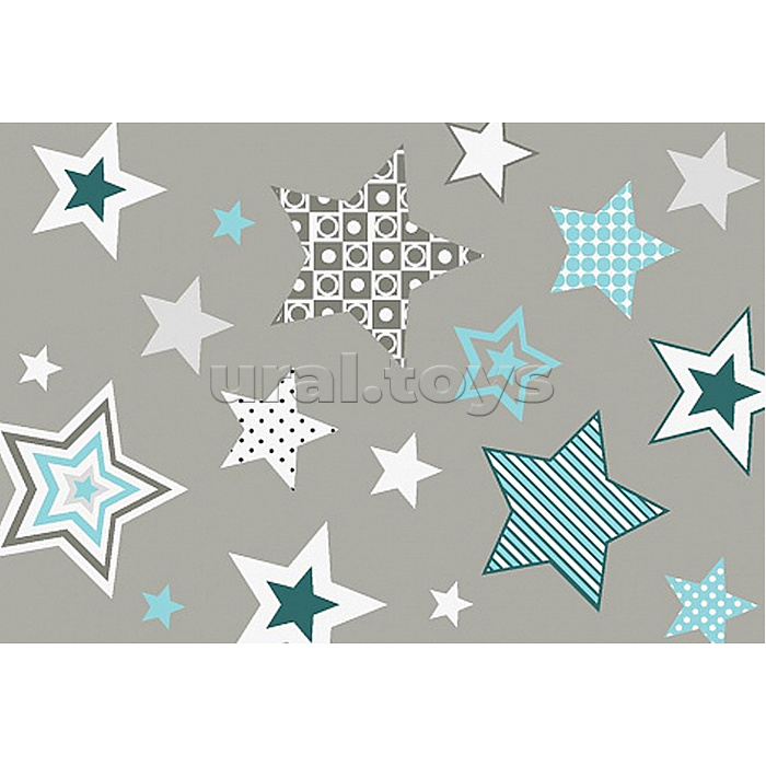 Ковер "Звезды" дет. 1х1,5 прямоугольный TPR (прорезиненный)