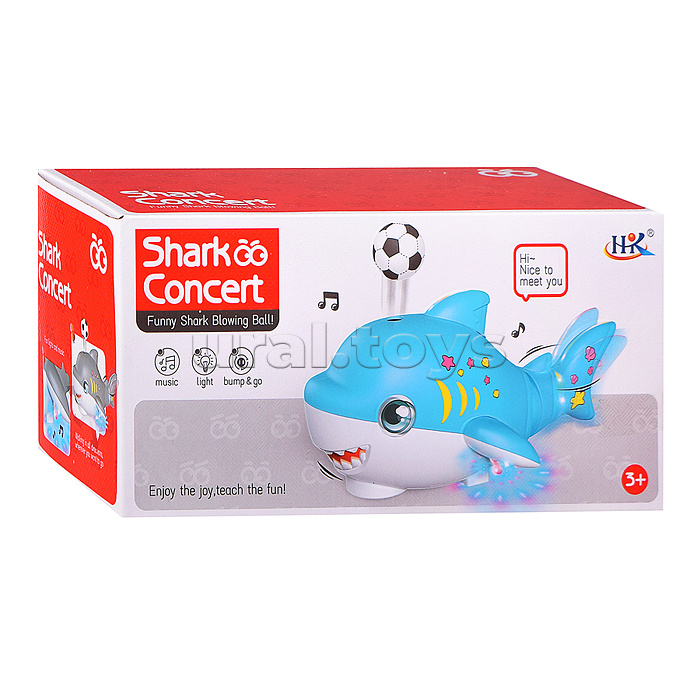 Акула "Акулы качалки" на батарейках, в коробке