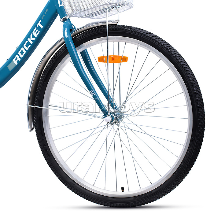 Велосипед 26" Rocket City Fold 26, цвет бирюзовый, размер 19"