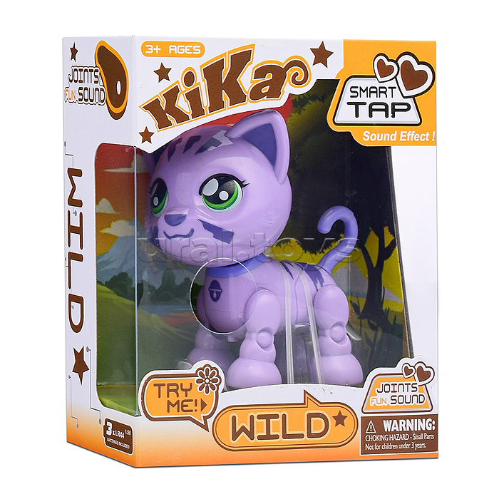 Кошка "Wild" на батарейках, в коробке