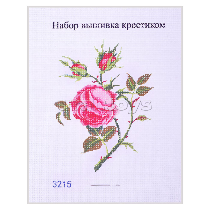 Набор для вышивания крестом 20,5 х 26 см, в ассортименте 10 дизайнов. Набор для вышивания крестом 20,5 х 26 см, в ассортименте 10 дизайнов.
