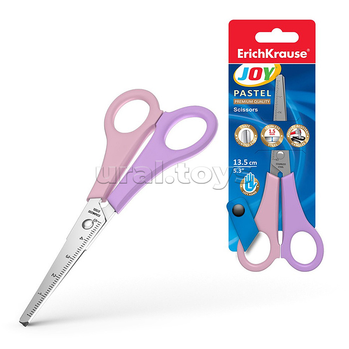Ножницы JOY ® Pastel, 13.5см, ассорти (в блистере по 1 шт.) Ножницы JOY ® Pastel, 13.5см, ассорти (в блистере по 1 шт.)