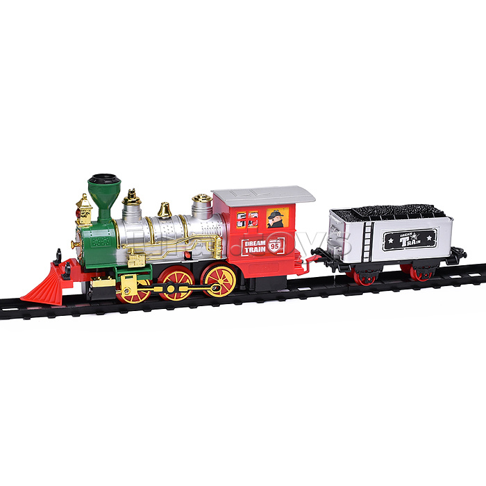 Железная дорога "Весёлый поезд" р/у, 27 MHz, в коробке